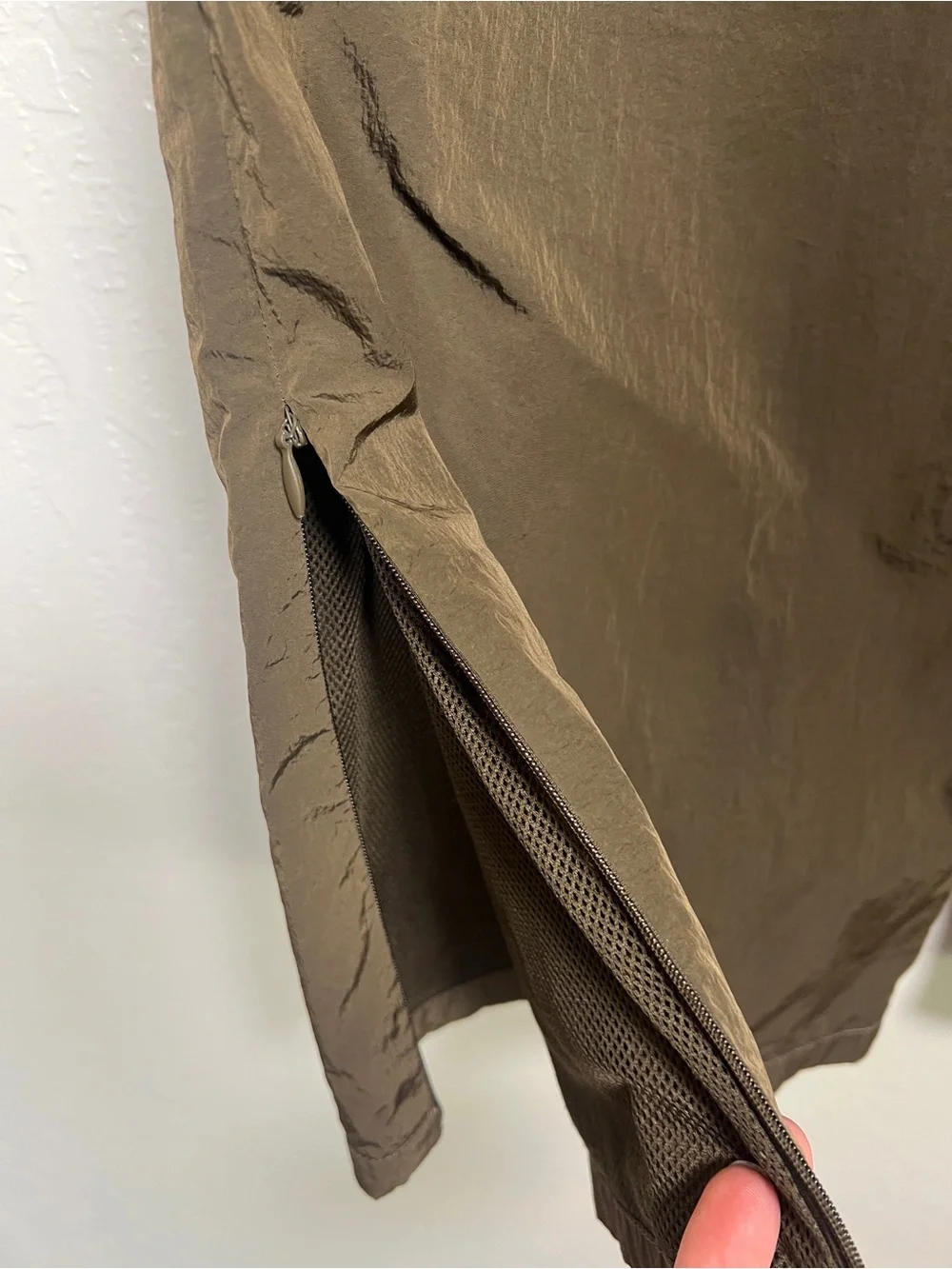 GOOD AMERICAN Women’s Size 4 / XL Mocha Brown Wide Leg‎ Track Pant